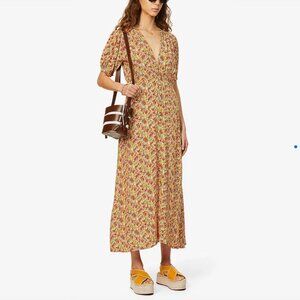 Faithfull the Brand Bellavista Floral Midi Dress szS